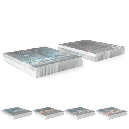 Notebook of 48 sheets in the Erichkrause Moscow Night cage, cover coated cardboard, offset unit, whiteness 100%, mix-8