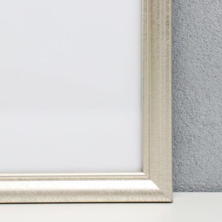 Photo frame plastic 30x30 cm, aged silver (plastic screen)-1