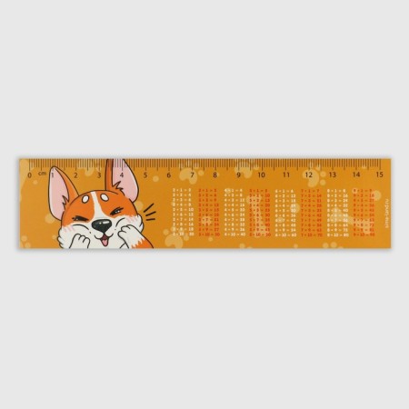 Chancellery set: notebook coloring, stencils, stickers and wax crayons "Merry Corgi"-3