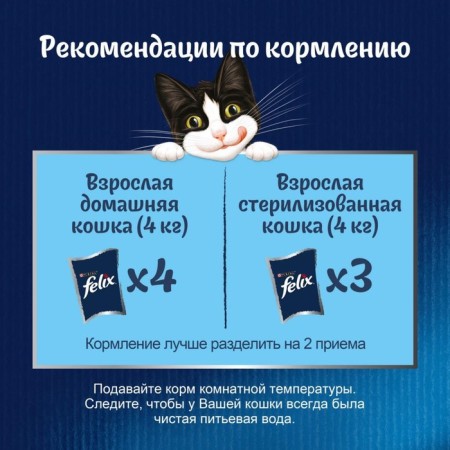 Wet feed Felix cod soup, for cats, 48 ​​g-6