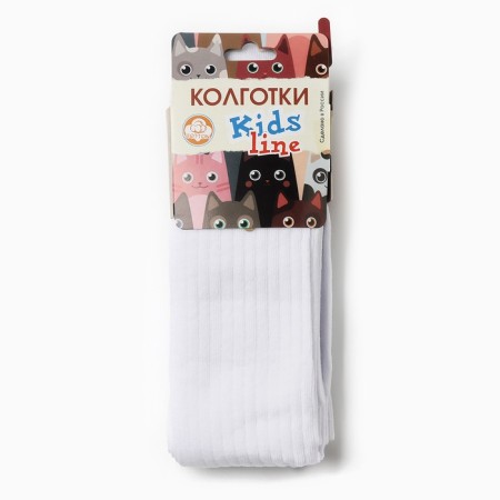 Pantyhose children, white color, height 146-152 cm-3