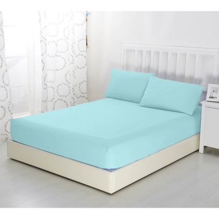 Gum sheet, size 120x200x20 cm, turquoise color-1