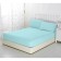 Gum sheet, size 120x200x20 cm, turquoise color