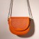 Handle for a bag, bamboo, with chains and carbines, 60 cm, silver color