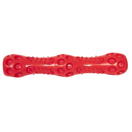 Dog toy "Massage stick" "Zononic", plasticizol, 27 cm, red