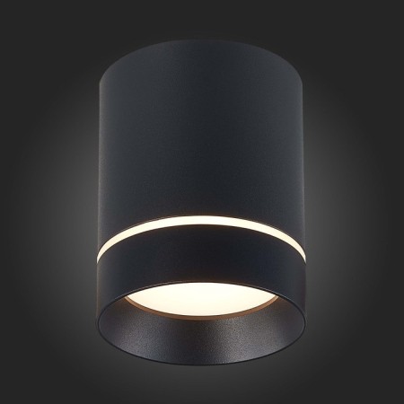 Ceiling lamp ST LUCE. ST115.432.12. 1x12 W, LED, 3000K, 840 LM, 7.9x7.9x10 cm, black color-2
