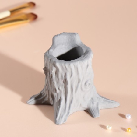 Interior subject "stump" height 6 cm gray-1