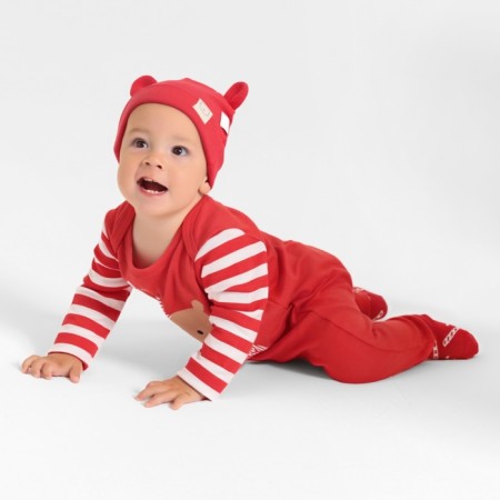 Combineson crumb I "Bear", height 80-86 cm, red-2