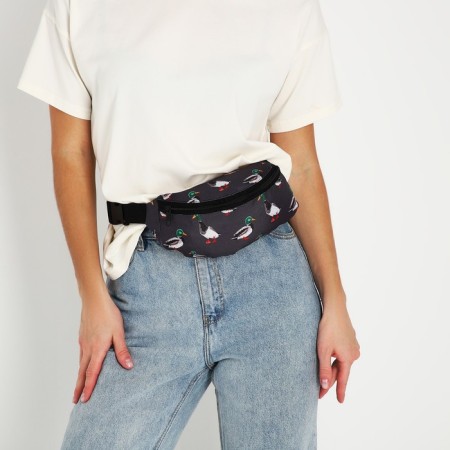 Bag belt duck, 32x8x15 cm, lightning department, gray-green color-5