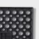 Rug of harassed cellular shares, 39.5 × 59 cm, black color