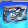 Shark "White", works on batteries, light and sound effects, color gray color