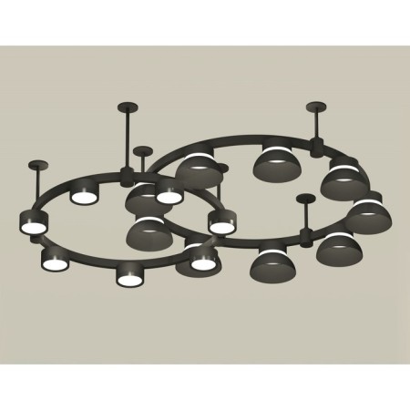 Ambrella Light Acrylic lamp, XR92221101, GX53 LED 12 W, black sand, black, white matte