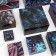 A set of boxes 10 in 1 "Neon", 25.5 x 25.5 x 13 - 7 x 7 x 4 cm