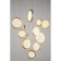 Suspended chandelier Yulali LED 3000K 102W