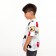 Children's Mickey T-shirt, white color, height 122-128 cm (7-8 years)