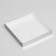 Box for cookies, silver, 20 x 20 x 3 cm