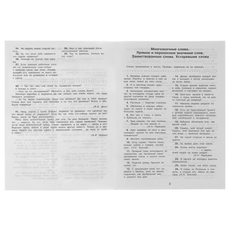 Training apparatus. GEF. Russian language. All types of control cheating are grades 4. Batyreva S. G.-1