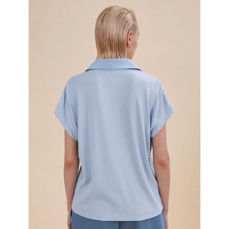 Polo female Pelican, size 42, blue color-1