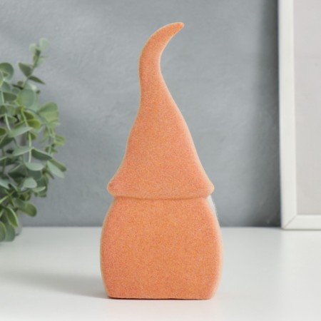 Souvenir Ceramics "Puff Gene" Orange Fllock 16.8x3x7.5 cm-4
