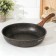 Granit Ultra Original, D = 28 cm, plastic handle, anti -stick coating, black color