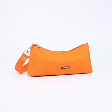 Cross-Bodi Bag on a zipper, Orange color-3