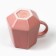 Ceramic mug “Happiness is”, 300 ml, pink color
