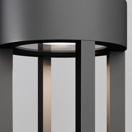 Landscape lamp Outdoor O458FL-L9GF3K, LED, 9 W, 90x90x600 mm, 450 lm, 3000k, graphite-1