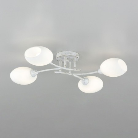 Ceiling chandelier Citilux "Florida" CL148140, 65.5x51x14.5 cm, 4x60W, E14, white color-2