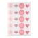 Stickers for the business “We will be happy to review”, 40 pcs, 4 x 4 cm
