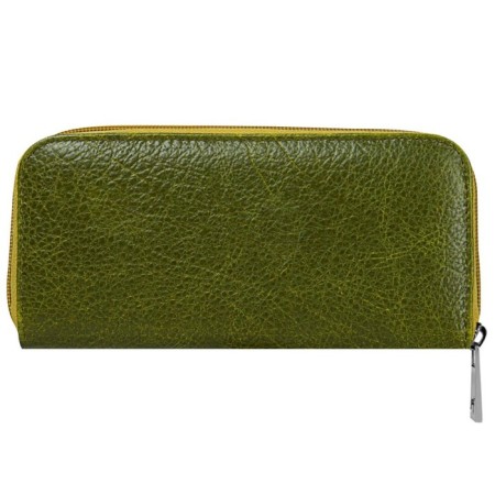 Lightning wallet, department for bills/maps (4)/coins, swamp color 19x10.5x2.5cm-2