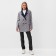 Women's jacket with contrasting collar Minaku: Casual Collection Color Gray, Rr. 42