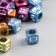 Beads for creativity Plastic "English letters" holography set 20g 0.6x0.6x0.6 cm