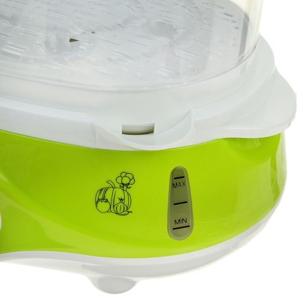 ANDEVER VITA-171 steamer, electric, 1000 watts, 11 l, 3 tiers, white-green-5