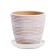 Flower pot "halva" beige crocus, 0.75 liters