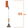 Airline “wave”, 85 cm, with a handle, a soft bristle and a scrap,