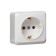 Single Luazon Lighting "League", 16 a, overhead, with salary, white