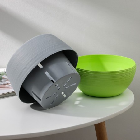 Flower pot "Japan", 2 l, the color of gray-fist-2