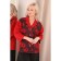 Female jacket, size 44, red color