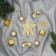 Jewelry decoration "Star hour" (set 10 pcs) 3x10x15 cm, gold
