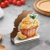 Napkin "lemon cupcake", 13 x 12 x 6 cm