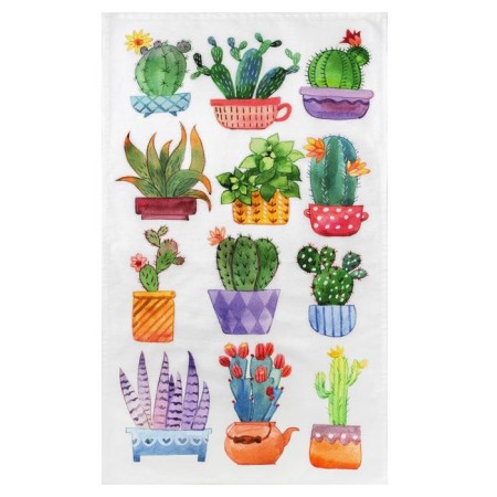 Ethel towel Cacti 40x73 cm, 100% cotton, sarzha 190 g/m2-1