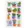 Ethel towel Cacti 40x73 cm, 100% cotton, sarzha 190 g/m2