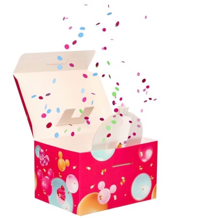 Gift box-boom, folding, 20x15x12.5 cm, Minnie Mouse-3