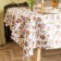 Dolyana tablecloth "Red Flowers" 145x220 cm, 100% p/e