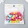 Beads for creativity Plastic "Playing Cube" Color set 20 grams 0.8x0.8x0.8 cm