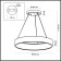 Sole chandelier, 50W LED, 3000-6000K, 3200LM, white color
