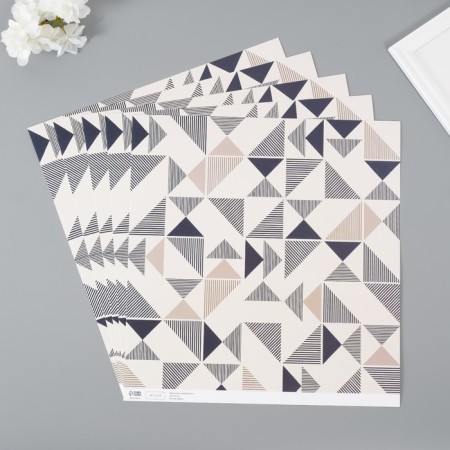 Scraping paper "Scandy" density 180 grams set 5 pcs 30.5x32 cm-1