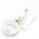 A magnifier with a handle and backlight VEBER 8078-1, 3X, diameter 90 mm