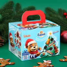 Новый год. Сладкий новогодний подарок "Медвежонок Барни", 370 г