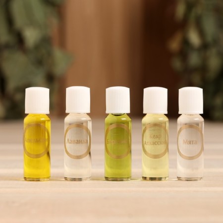 A set of essential oils "Tell me stress - no" orange, lavender, bergamot, cedar, mint5x2 ml-2
